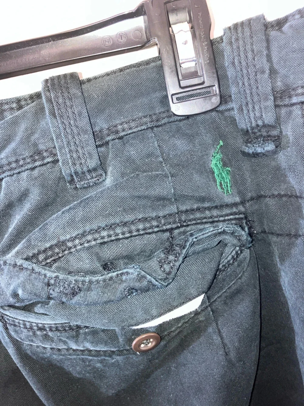Sz 33 Polo RL black cargo shorts
